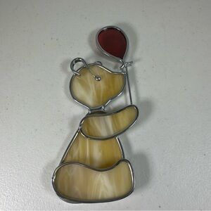 Vintage Bear With Balloon Suncatcher, Great Condition.